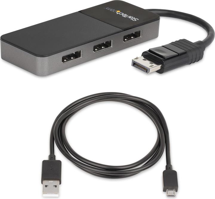 Immagine prodotto StarTech DisplayPort 3 Porta Hub (USB-A, 3 Porti)