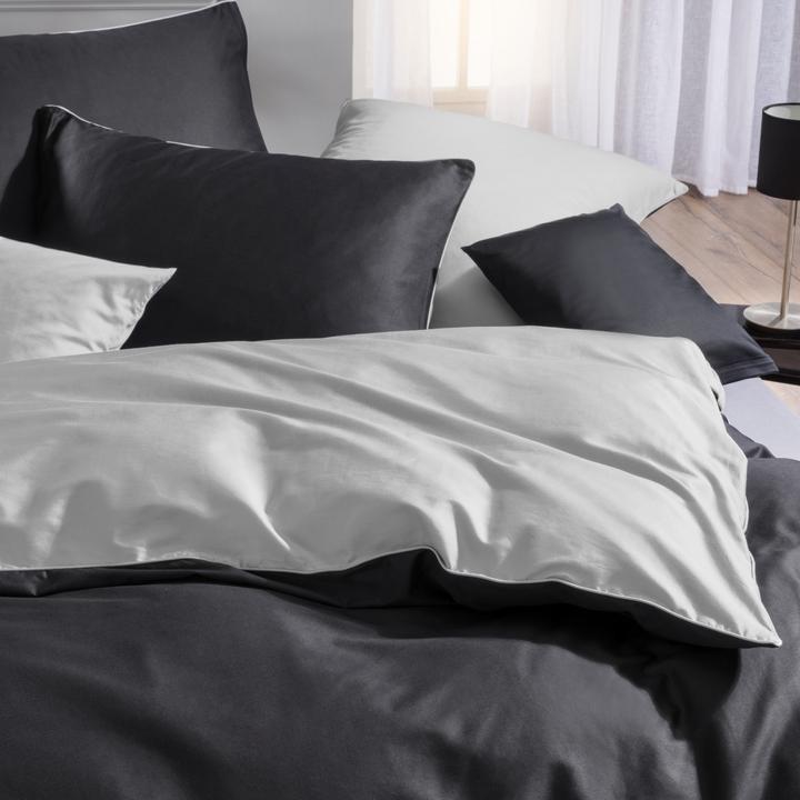 Produktbild Living Home UNI schwarz (Kopfkissenbezug, 50 x 70 cm)