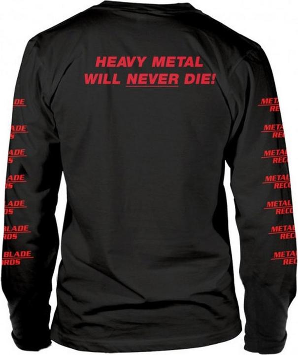 Actual product image Unisex Adult Crushed Skulls Long-Sleeved T-Shirt (S)