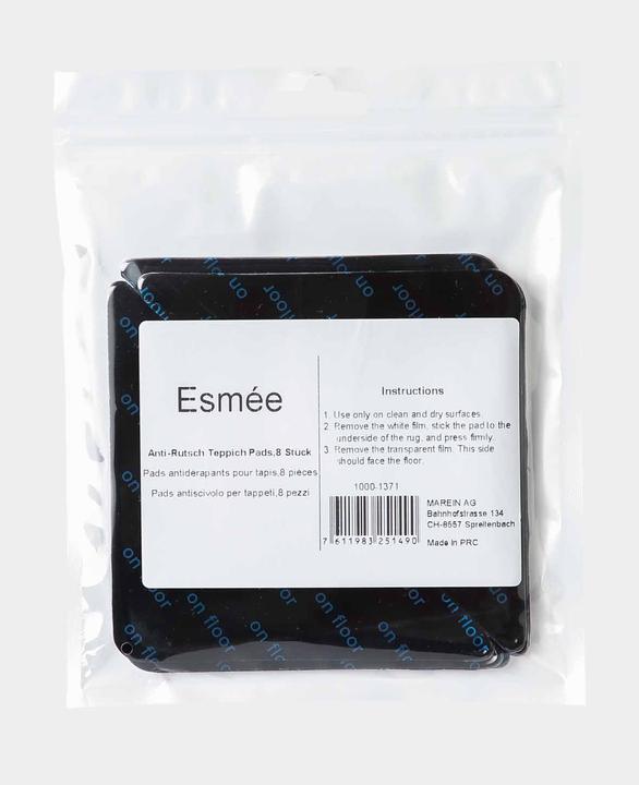 Actual product image Esmée Anti-slip pads for carpet, 8 pieces (10 x 14 cm)