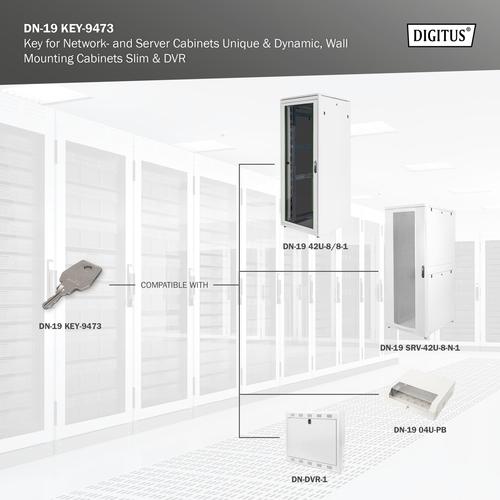 Productafbeelding Digitus Reservesleutel voor 19 inch kasten