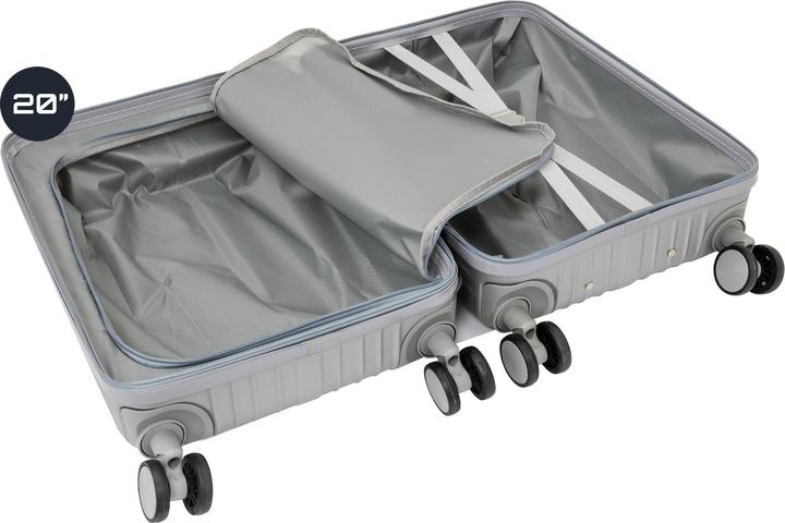 Image du produit White Shark Shark GUARDIAN - BUNDLE 20" + 24", 2in 1 Trolley Cases, Silver