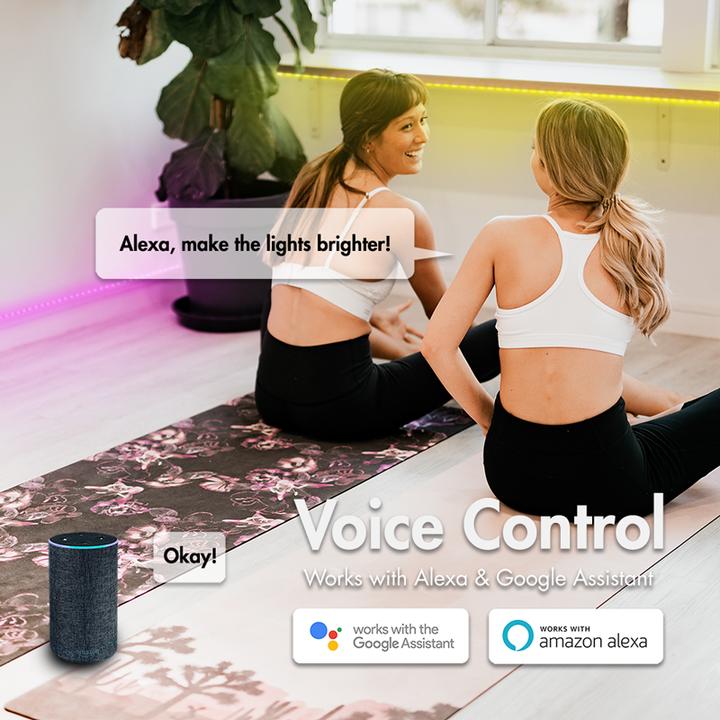 Produktbild LogiLink Wi-Fi Smart RGB+W-LED-Band, selbstklebend, Tuya kompatibel, 5 m (Tageslicht, 500 cm, Indoor)