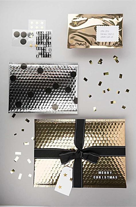 Produktbild Rico Design Versandtasche DIN C4 Silber, 1 Stück (1 x)