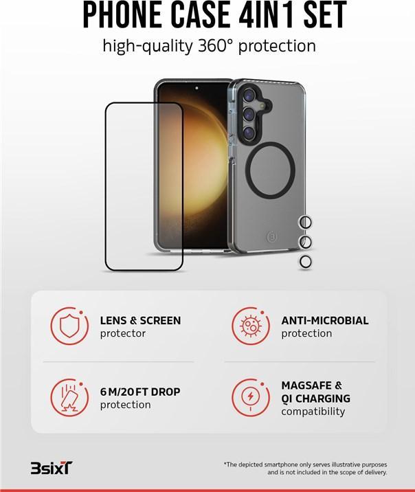 Produktbild 3Sixt 4in1 Protection Bundle (1 Stück, Samsung Galaxy S24)