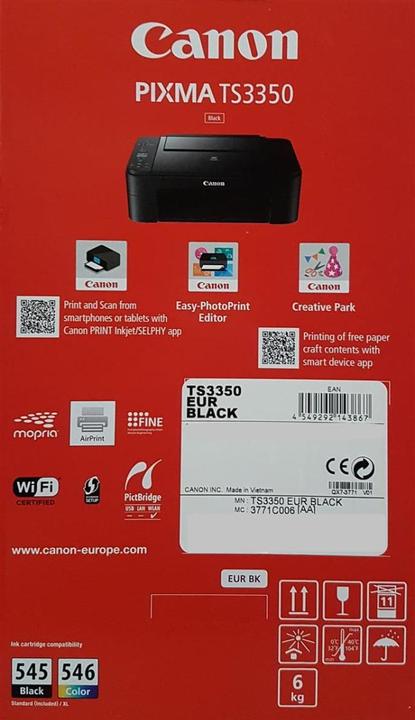 Image du produit Canon PIXMA TS3350 (Encre, Couleur)