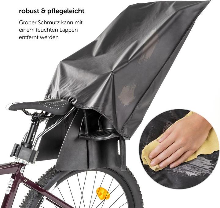 Produktbild Zamboo Kinderfahrradsitze & Zubehör Regenschutz für Kinder-Fahrradsitze (passend für (Velorahmen)