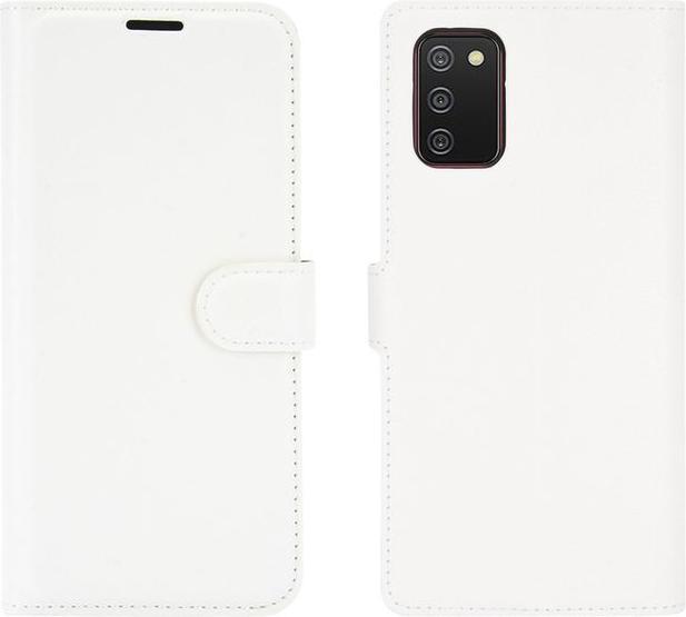 Actual product image MU Classic Litchi Leather Bookcover Series (Samsung Galaxy A02s)