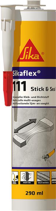 Produktbild Sika Sikaflex-111 Stick und Seal (Schwarz, 290 ml)