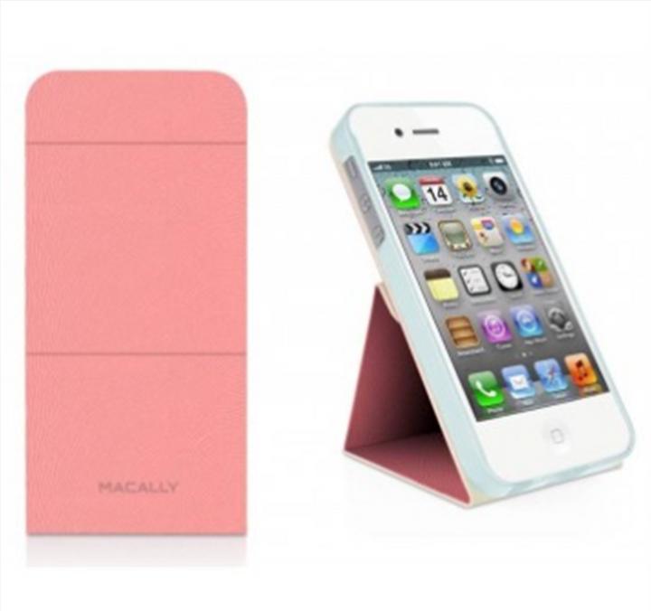 Immagine prodotto Macally Flip Folio per iPhone 5/5S/SE rosa (Apple iPhone 5s, Apple iPhone 5)