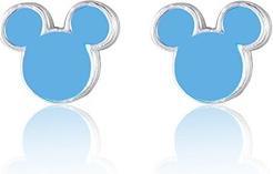 Disney Beautiful Silver Earrings Mickey Mouse Mini Es00105sl.Cs (Silber)