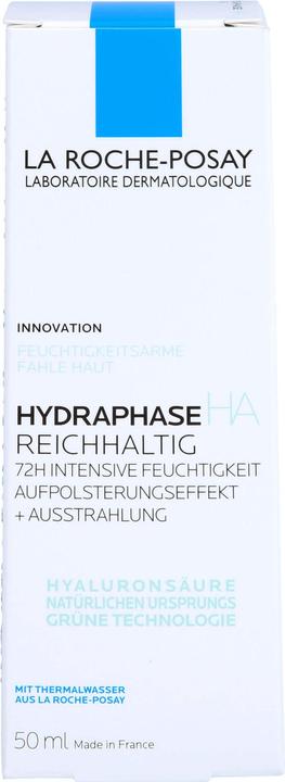 Actual product image La Roche Posay Hydraphase Ha Rich (50 ml, 24h cream)