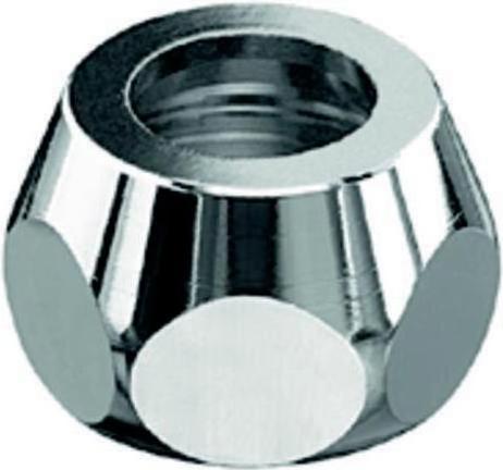 Actual product image Schell Compression fitting complete, chrome 3/8inch x 10mm 3/8inch x 10mm (Pipe fitting)