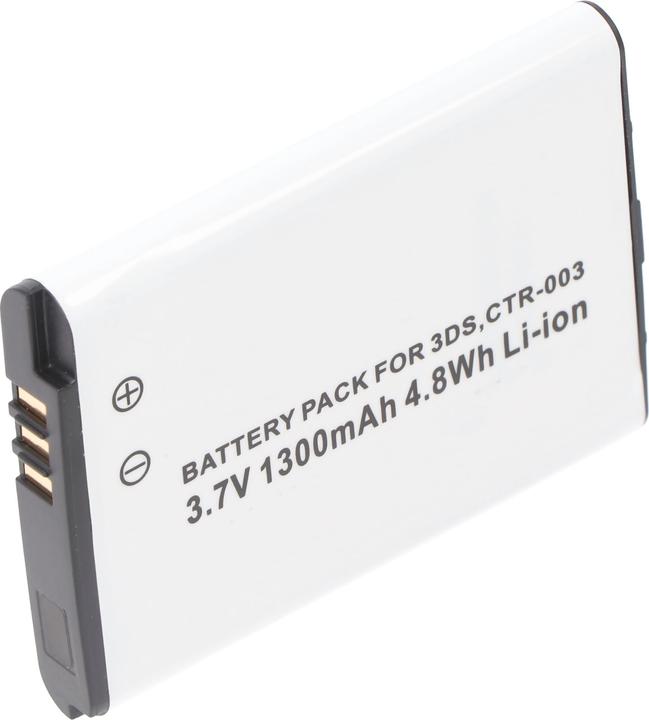 Actual product image XCell Li-Ion Akku passend für Nintendo C/CTR-A-AB Akkutyp CTR-003, 3,7 Volt, 1300mAh (3DS, 2DS)