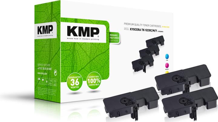 Image du produit KMP 3 K-T83CMYX cyan, magenta, jaune Toner de remplacement KYOCERA TK-5230C/M/Y (2911,3030) (M, C, Y)