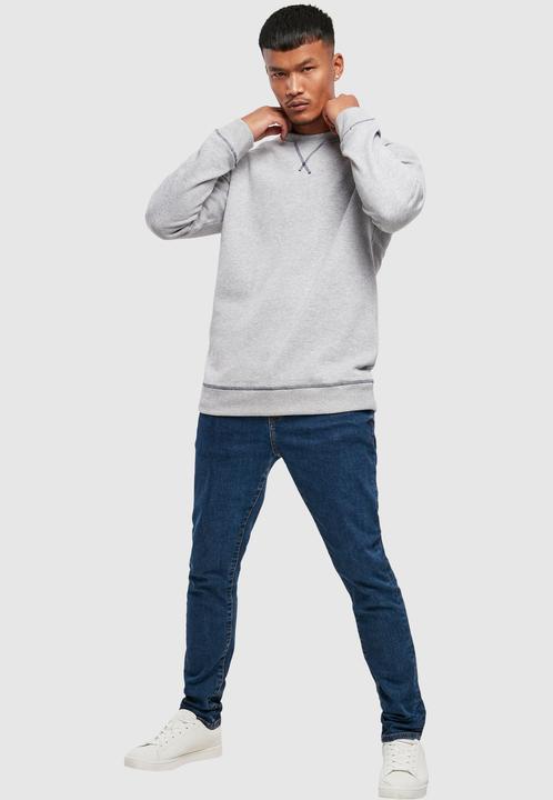 Actual product image Urban Classics Organic Contrast Flatlock Stitched Crew (XL)