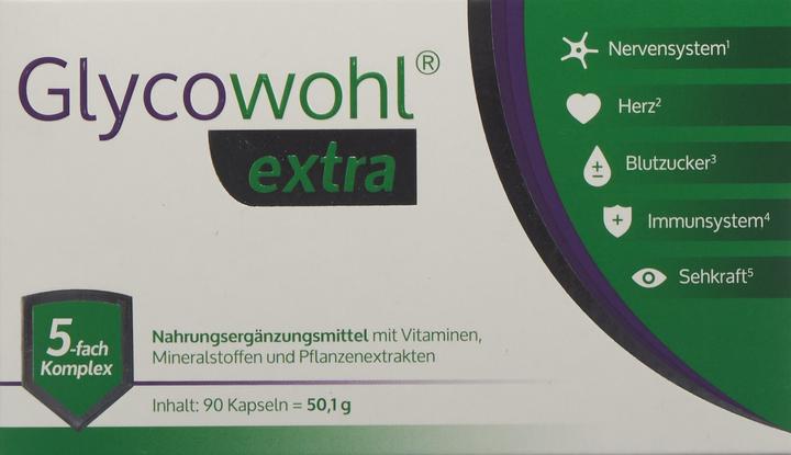 Immagine prodotto Glycowohl tappi extra (90 Pezzo/i, Pillole, 90 g)