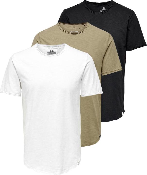 Produktbild Only & Sons 3er Pack BENNE T-Shirt (XXL)