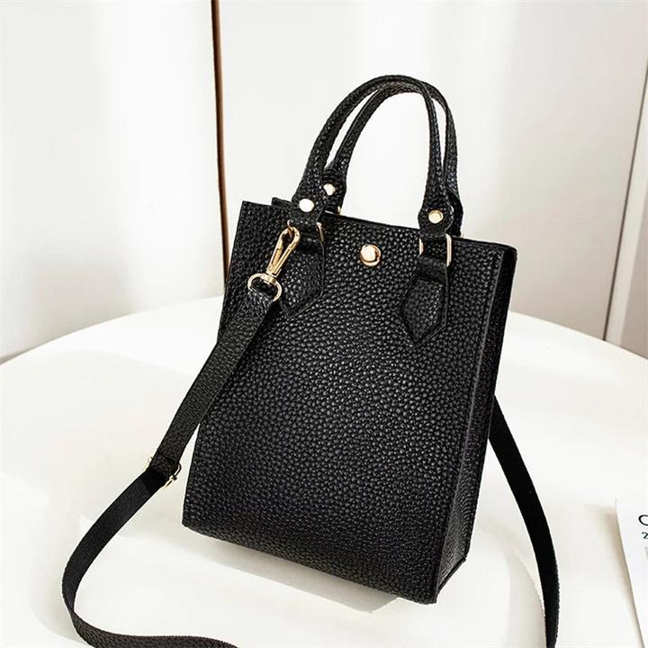 Produktbild Only-Bags.Store Handtasche Mode Einfaches Grosses Fassungsvermögen Lychee-Muster Eine Schulter Kosmetik Crossbody