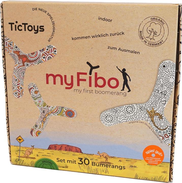 Image du produit Tic Toys Boomerangs à concevoir soi-même, 30 pièces