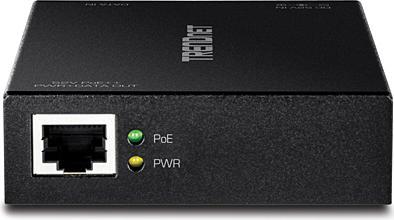 Actual product image Trendnet TPE-117GI Power Injector (Proprietary 48V, Passive 24V PoE-in, 802.3af (PoE), 802.3bt (PoE++), Proprietary 24V, UPOE, 60 W)