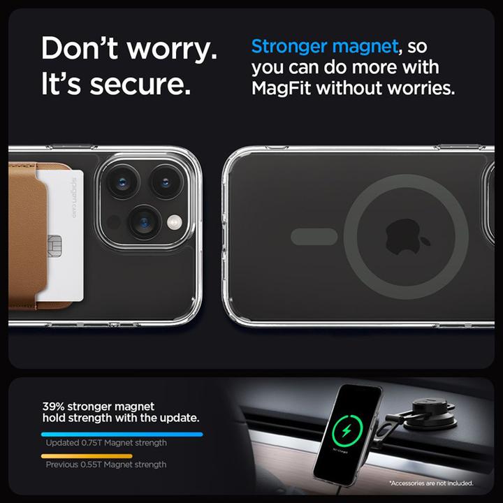 Produktbild Spigen Ultra Hybrid MAG iPhone 15 Pro 6.1" Magsafe grafitowy/graphite ACS06716 (Apple iPhone 15 Pro)