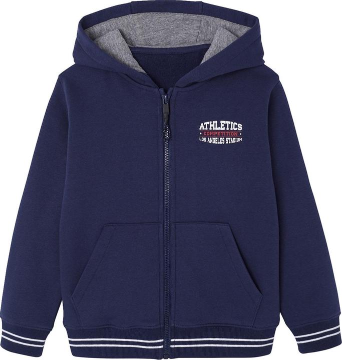 Vertbaudet Jungen Sportjacke mit Kapuze und Recycling-Polyester