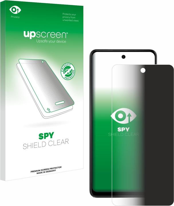 Actual product image upscreen Spy Shield Privacy Film (1 Piece, Motorola Moto E14)