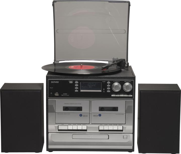 Produktbild Denver MRD-166 (Tape-Deck, Plattenspieler, CD Player, 2x 2 W)