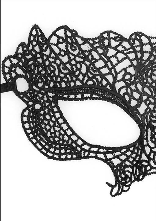 Actual product image Ouch! Princess Black Lace Mask