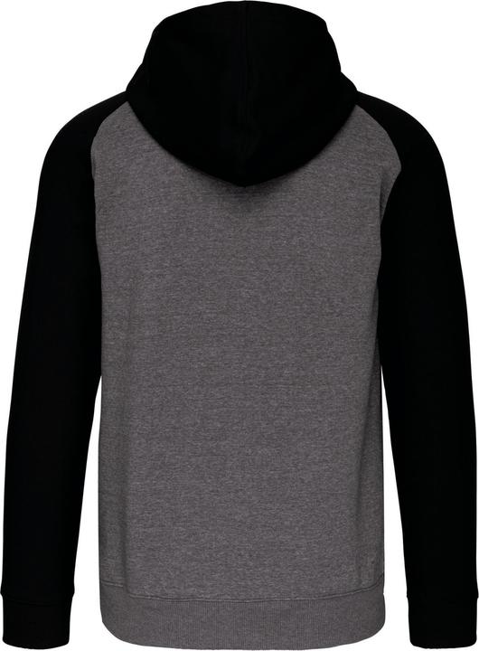 Produktbild Proact Sweatshirt Zipper mit Kapuze aus zweifarbigem Molton (M)