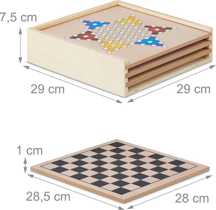 Produktbild Relaxdays Spielesammlung