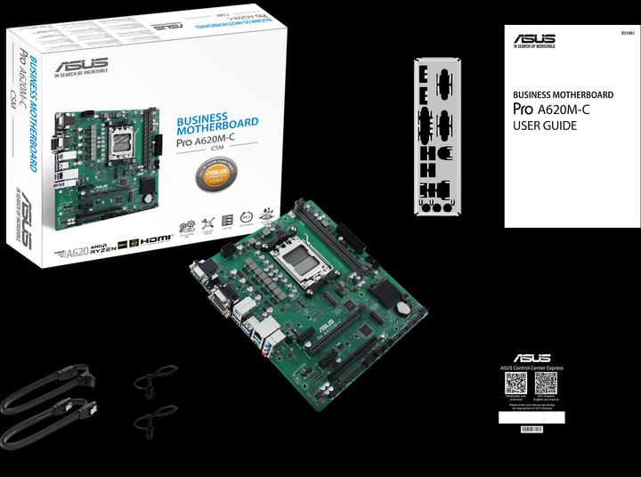 Immagine prodotto ASUS PRO A620M-C-CSM (AM5, AMD A620, mATX)