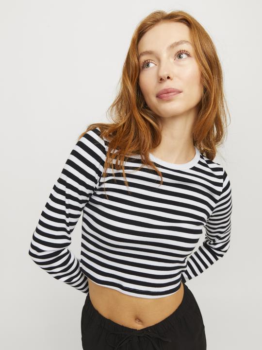 Produktbild JJXX Jxfeline Str Ls Stripe Rib Tee Jrs Noos (L)