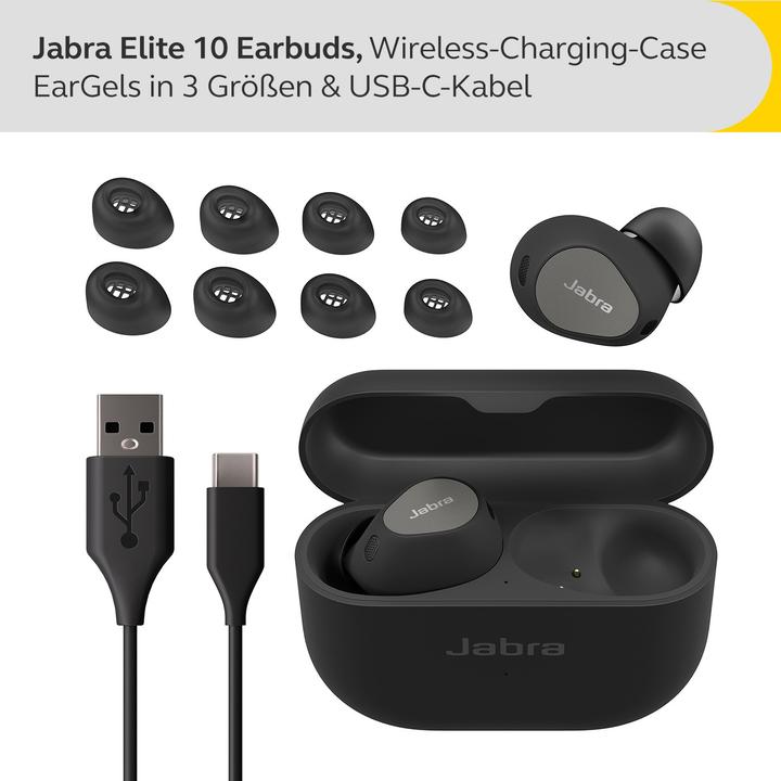 Actual product image Jabra Elite 10 (ANC, 6 h, Wireless)
