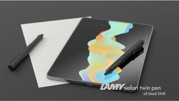 Produktbild Lamy safari twin pen all black EMR PC/EL
