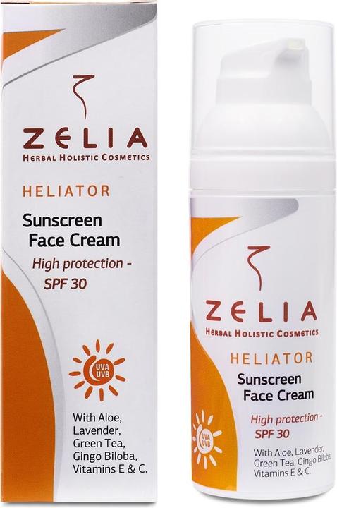 Image du produit Zelia HELIATOR Crème solaire pour le visage SPF 30 (Crème solaire visage, SPF 30, 50 ml)