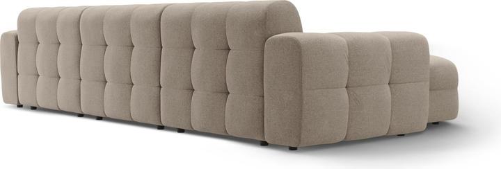 Actual product image Micadoni Velvet Left Corner Sofa, "Kendal", 5 Seats, 357x173x79Made in Europe (Corner sofa)