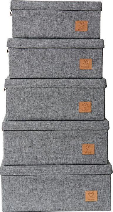 Produktbild Love it Store it Premium Ordnungsboxen 5er Set (28 x 40 x 17 cm, 19 l)