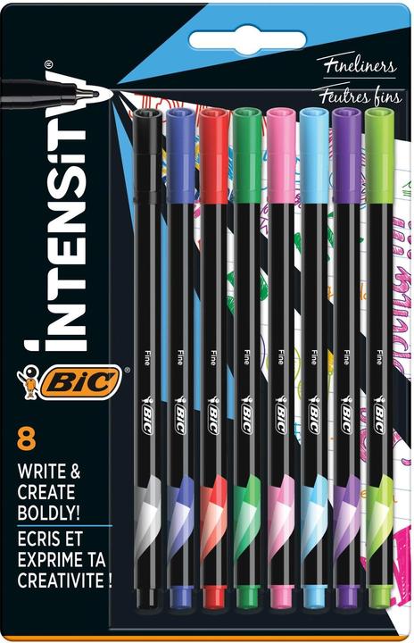 Immagine prodotto Bic Intensità Penna fine fine (Multicolore, 8 x)
