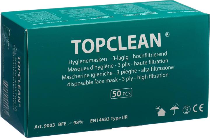 Topclean Mundschutzmaske (Typ II, 50 x)