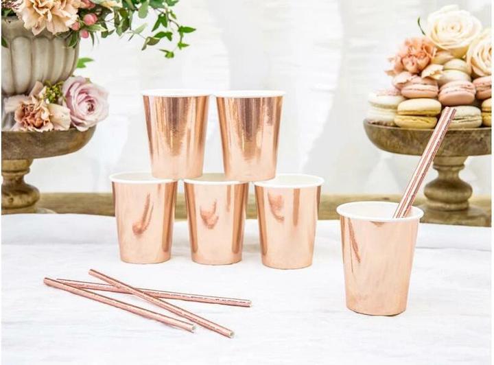 Produktbild Partydeco Becher Rose Gold (6 x)
