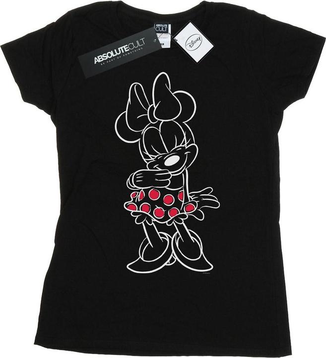 Immagine prodotto Disney Minnie Mouse Outline Polka Dot Maglietta Donna (S)