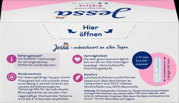 Image du produit dm Jessa Tampons Mini (32 x, Mini)