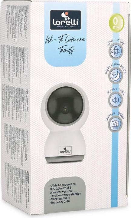 Immagine prodotto Lorelli Baby Monitor Trinity Wi-Fi Camera (Video e audio, 10 m)