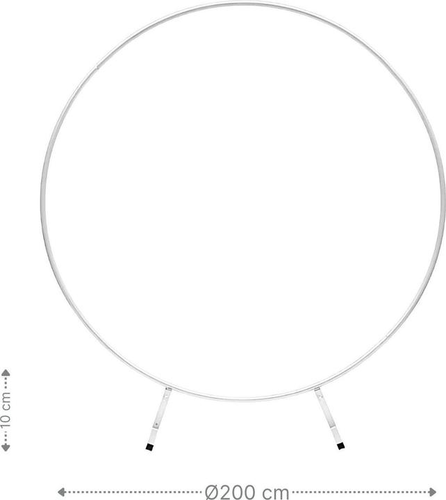 Actual product image Hermex Balloon arch frame Balloon arch circle holder Metal arch Balloon arch stand
