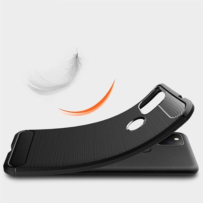 Productafbeelding MU Style Koolstofvezel TPU Softcase-serie (Google Pixel 5a)
