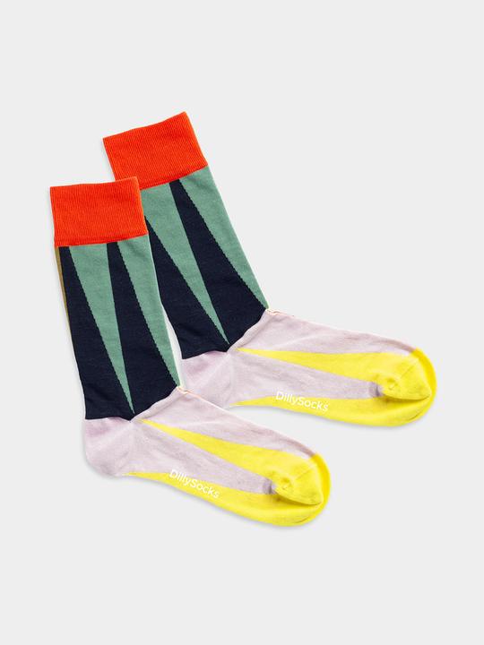 DillySocks Pointed Colors (Einzelpack, 36 - 40)