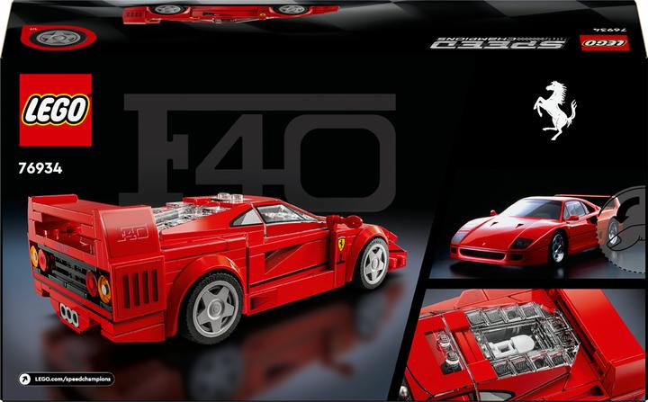 Produktbild LEGO Ferrari F40 Supersportwagen (76934, LEGO Speed Champions)