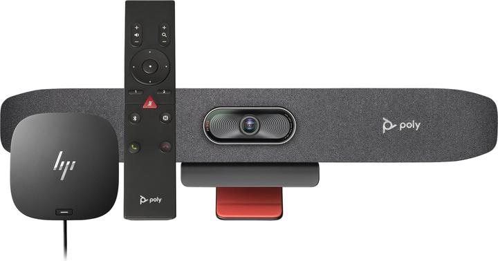 HP POLY Studio R30 USB Video Bar and BT Remote with USB-C Docking Station G5 Bundle